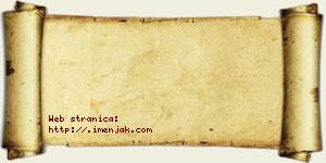 Velislava Jakupi vizit kartica